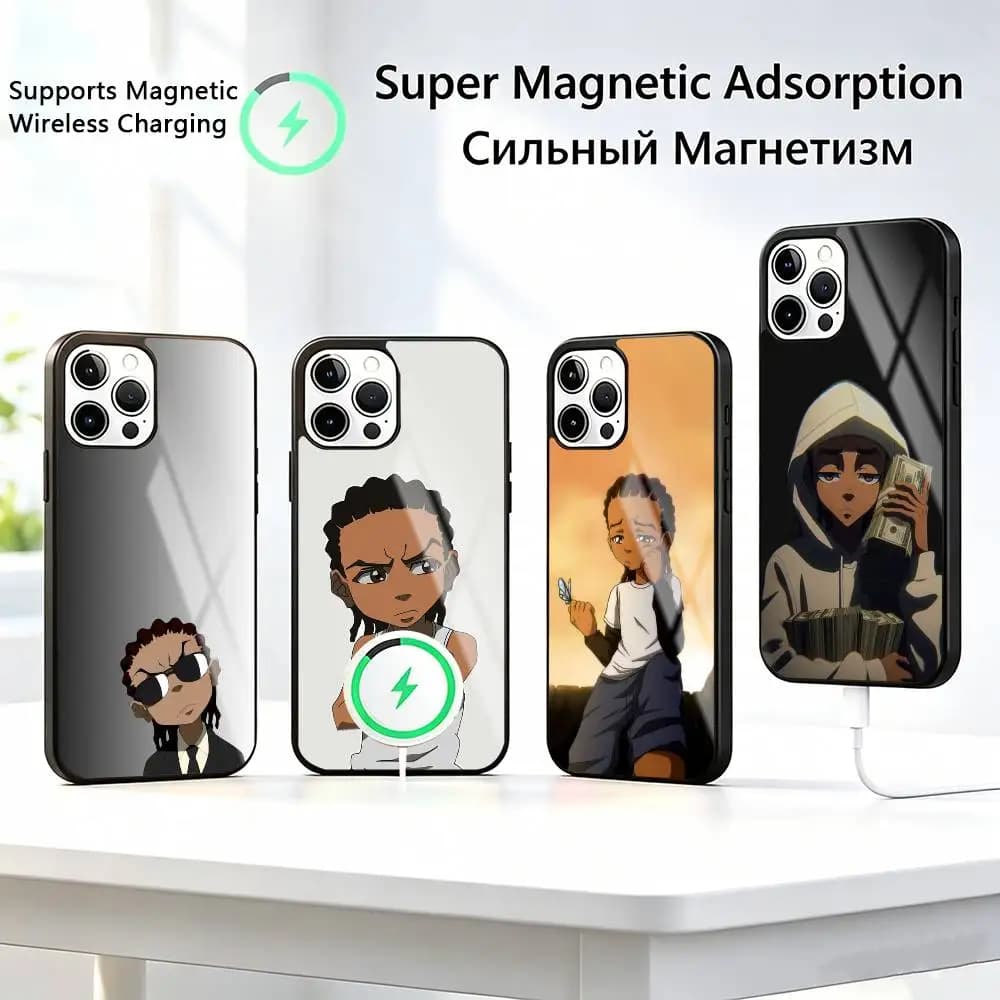 Cartoon The B-Boondockss  Phone Case For iPhone17,16,15,14,13,12,11 Plus,Pro Supports Magnetic Wireless Charging