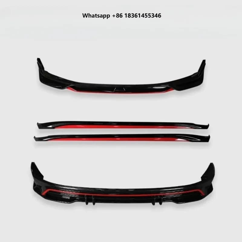 Front Lip Rear Lip Side Skirt Surround Body Kit High Quality Modified Sport Style