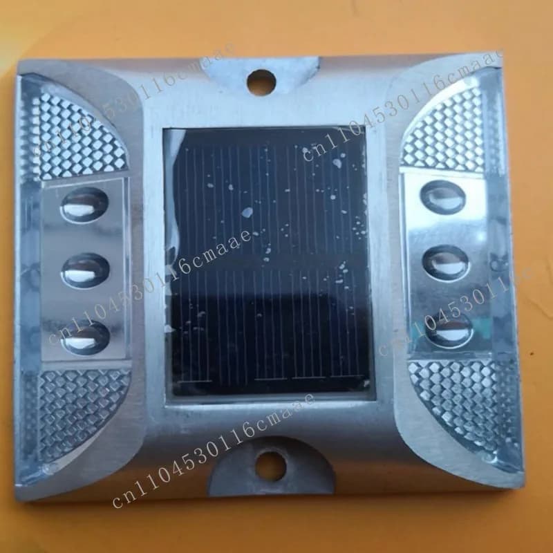 E018002 LED Solar Panel Lights, Double-sided Reflective Protruding Road Sign , Stair Lights