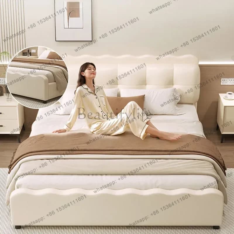 ld Floor Bedroom Bed   Luxury   Double Modern Girls Wooden Sleeping Bed Princess Letto Matrimoniale Trendy Furniture