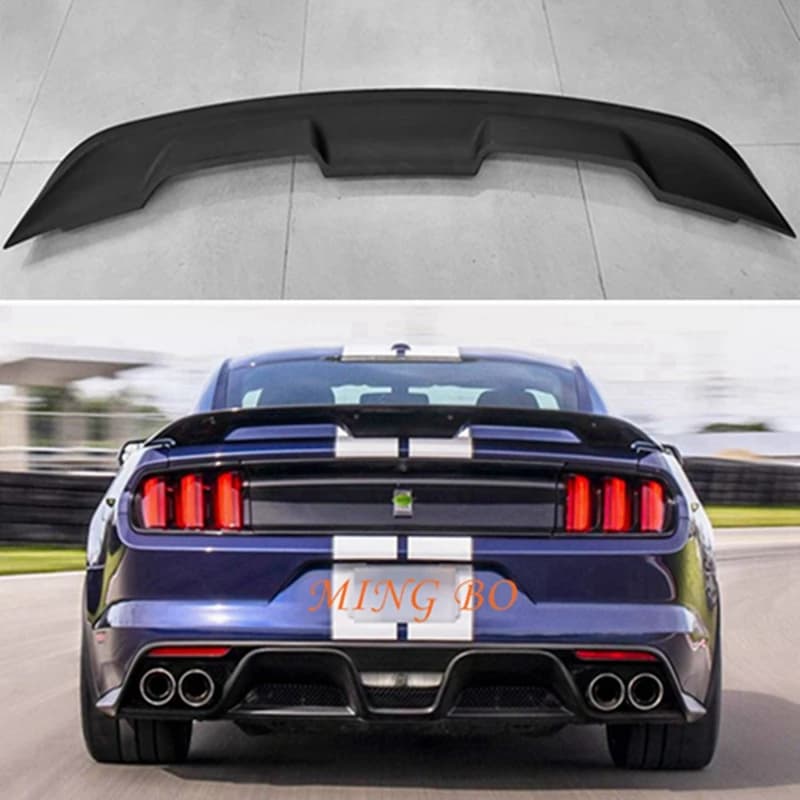 FOR  Ford Mustang 2015 2016 2017 2018 2019 2020 GT500 Carbon fiber  black Rear Spoiler Trunk wing