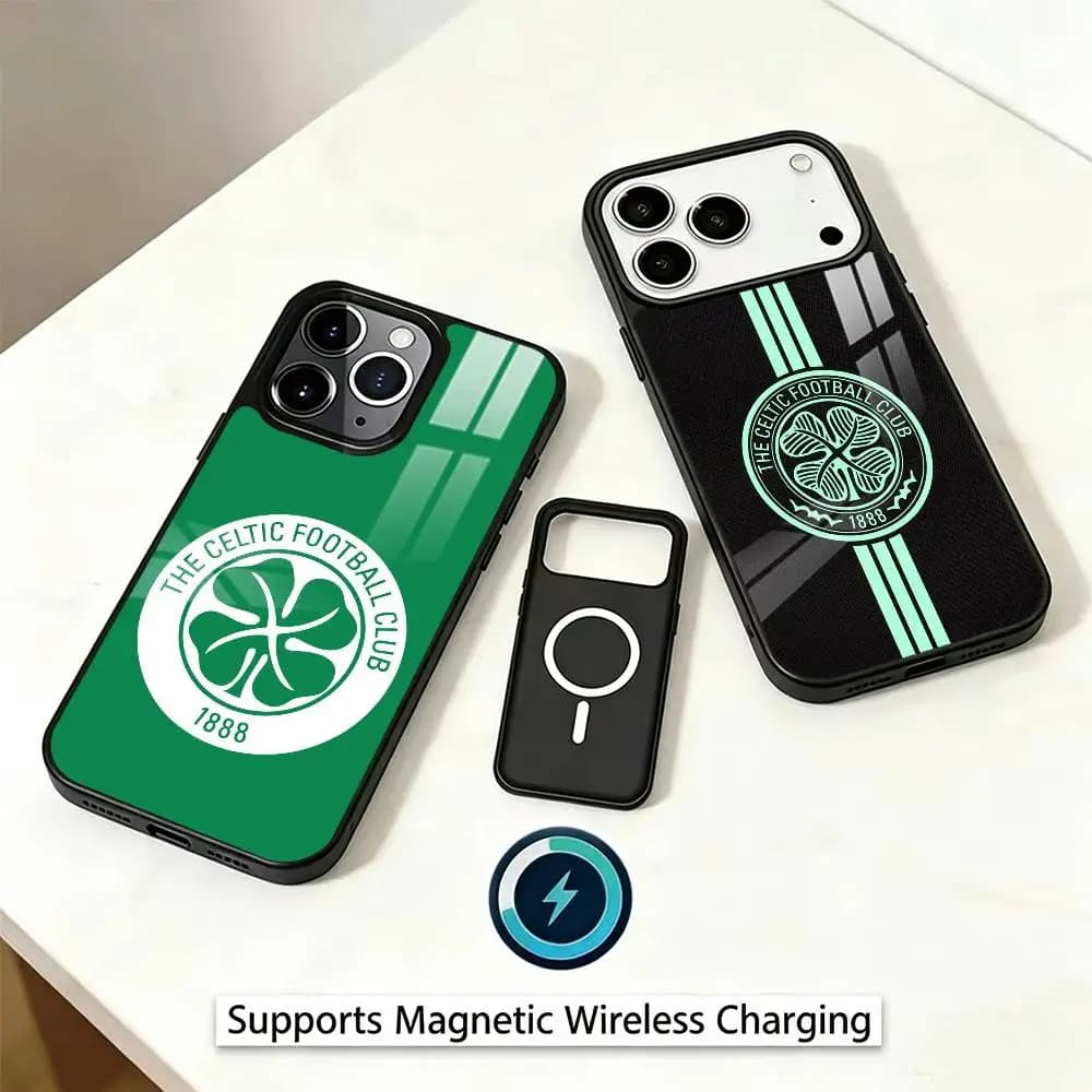 Celtic Football Club gift Phone Case For iPhone17,16,15,14,13,12,11 Plus,Pro Magnetic Supports Magnetic Wireless Charging