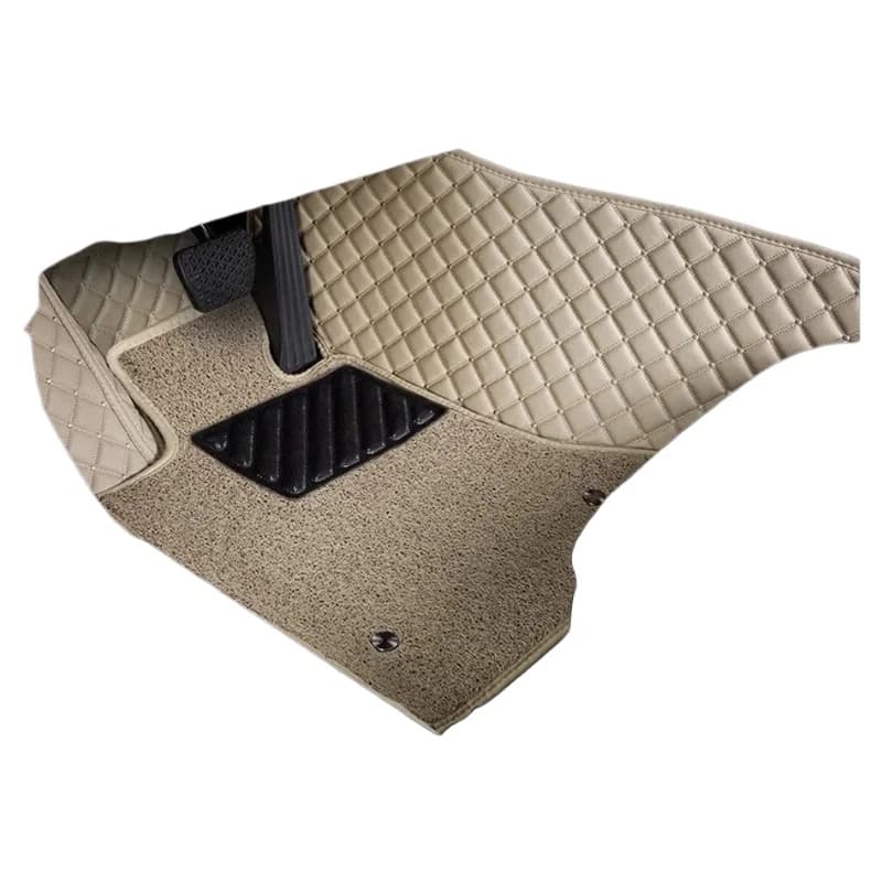Protective car mat waterproof PVC and rubber 4-piece set