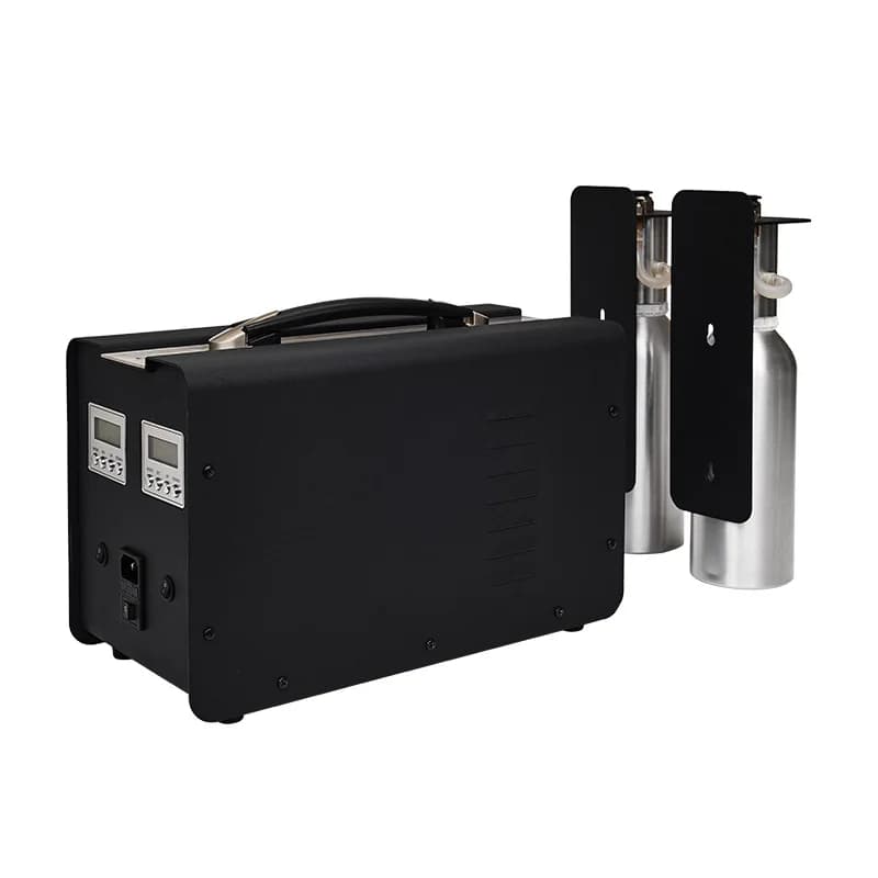 Large central air conditioner diffuser, fresh air system, perfumer, double atomizing large area fragrance machine