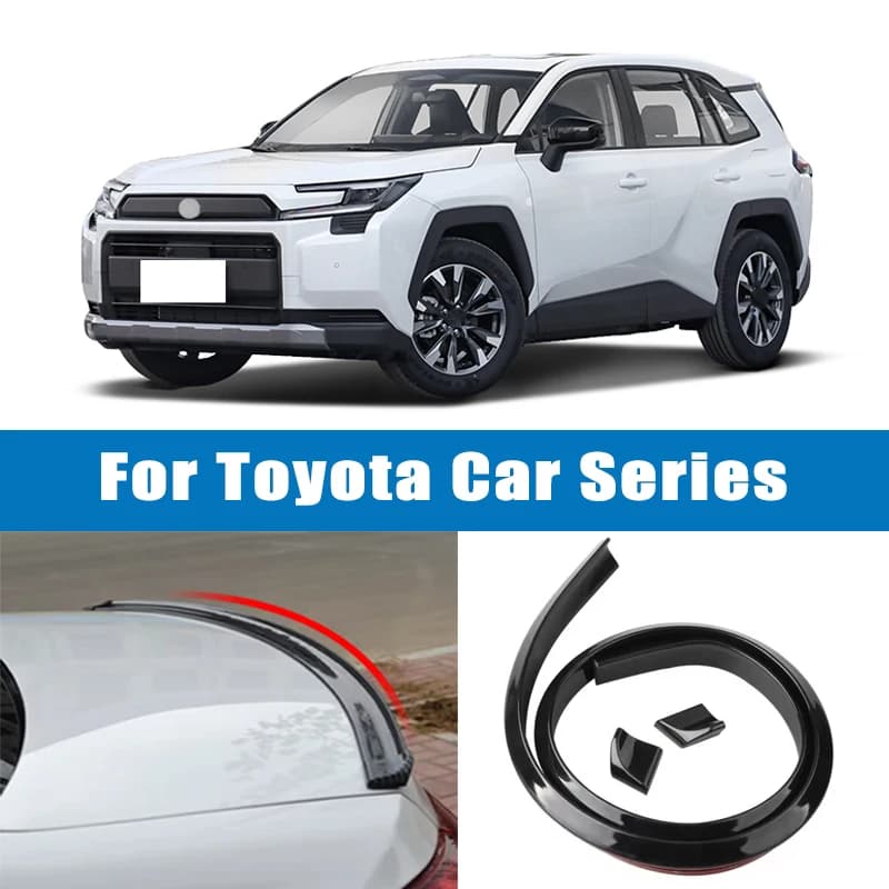 1.5M Car-Styling 5D Carbon Fiber Spoilers Styling DIY Refit Spoiler For Toyota Camry Corolla RAV4 Hilux Fortuner Yaris Land