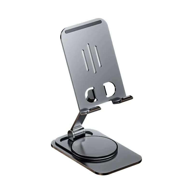 Aluminum alloy mobile phone holder Desktop mobile phone holder Lazy portable foldable all-metal tablet