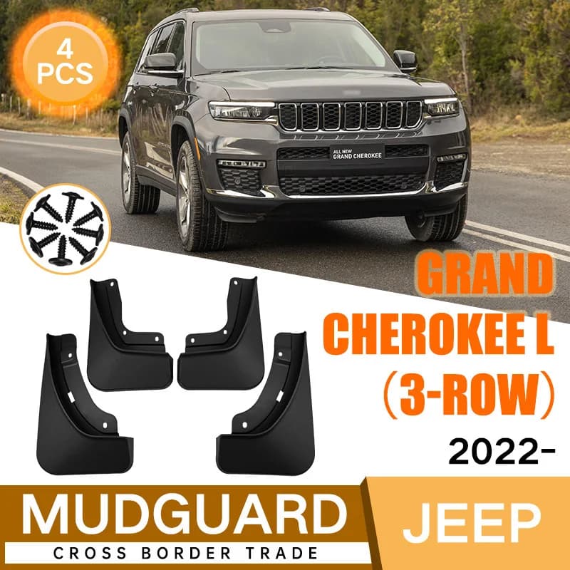 For Jeep Grand Cherokee Grand Cherokee L 2022-2025 Fender Tile Auto Accessories 4runner accessories mud flaps