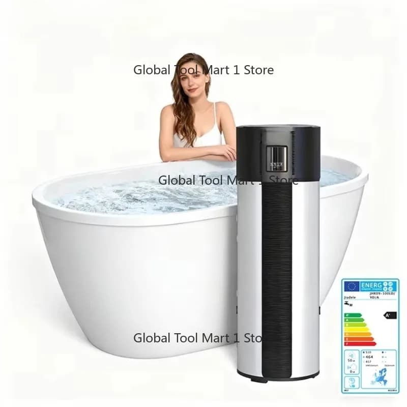 JIAD-ELE All in One Air Source Hot Water Domestic 200l 250l 300l Tank R290 Wifi New Energy Oem Dc Evi Inverter Heat Pump