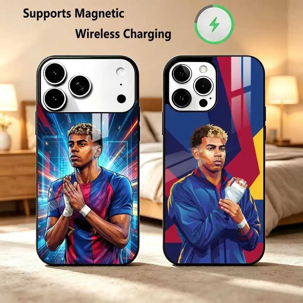 Lamine Yamal-L Football  Phone Case For iPhone18 17,16,15,14,13,12,11 Plus,Pro Supports Magnetic Wireless Charging Gift