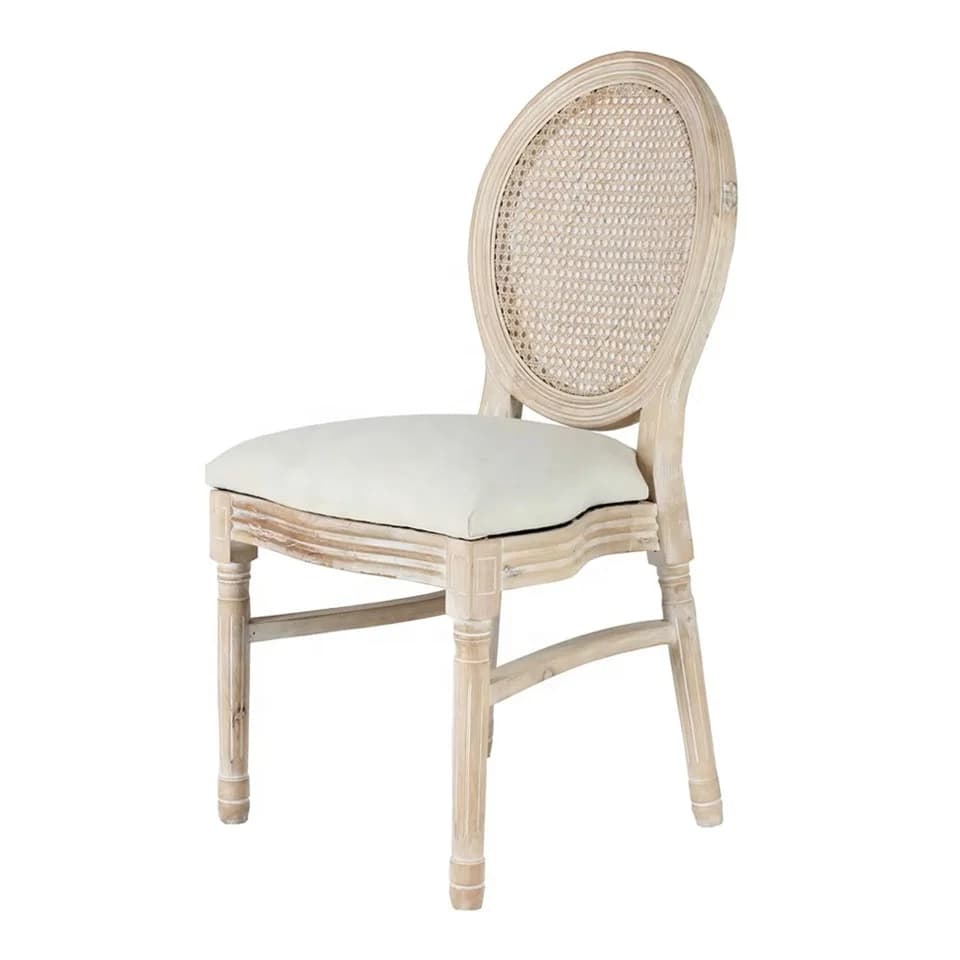 *French Rustic Chairs for Wedding Hotel Vintage Wooden Wedding Chair  Banquet Louis Chairs