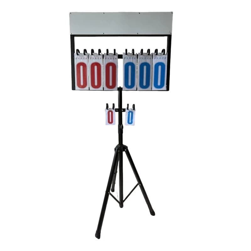 Mobile stainless steel basketball flip card, table tennis flip frame scorer wholesale