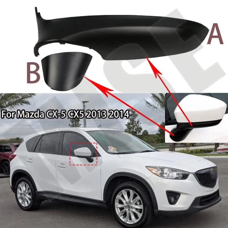 Car Accessories For Mazda CX-5 CX5 2013 2014 Auto Side Mirror Lower Cover Rearview Mirror Shell housing Cap