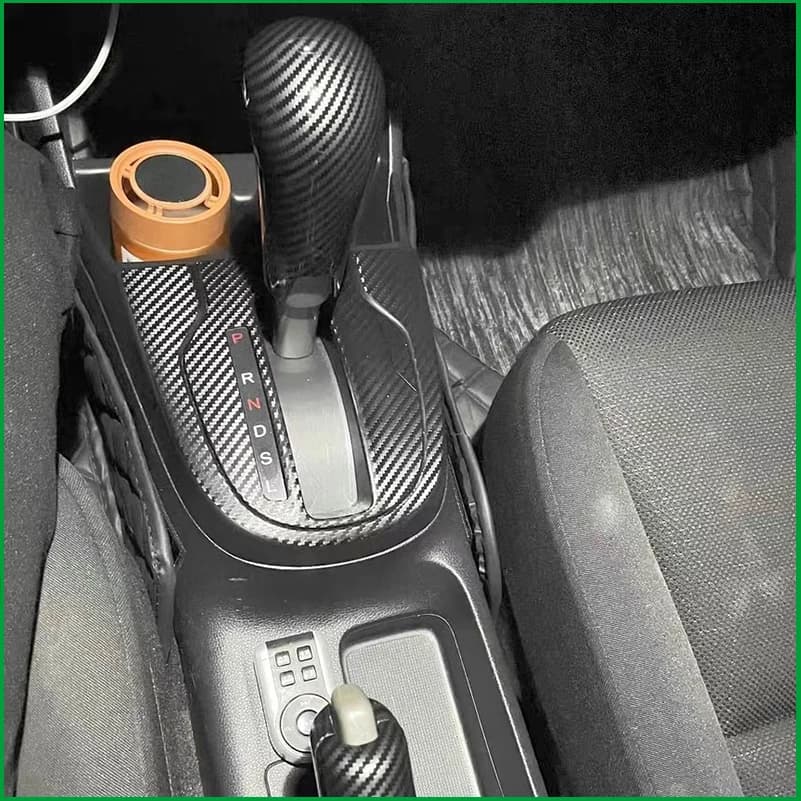Car Styling For Honda WR-V WRV 2017-2021 Gear Shift Lever Knob Handbrake Frame Cover Sticker Trim Auto Parts Accessories