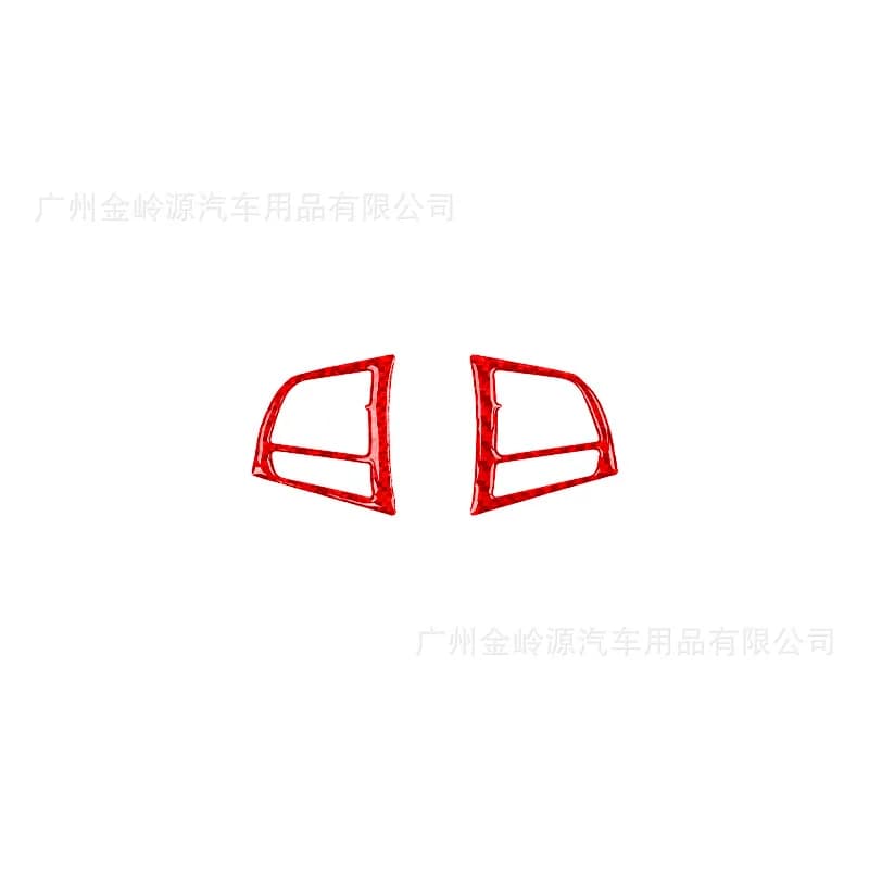 For 11-18 BMW 6 Series F12F13 Car Interior Modification Carbon Fiber Steering Wheel Button Frame Decoration
