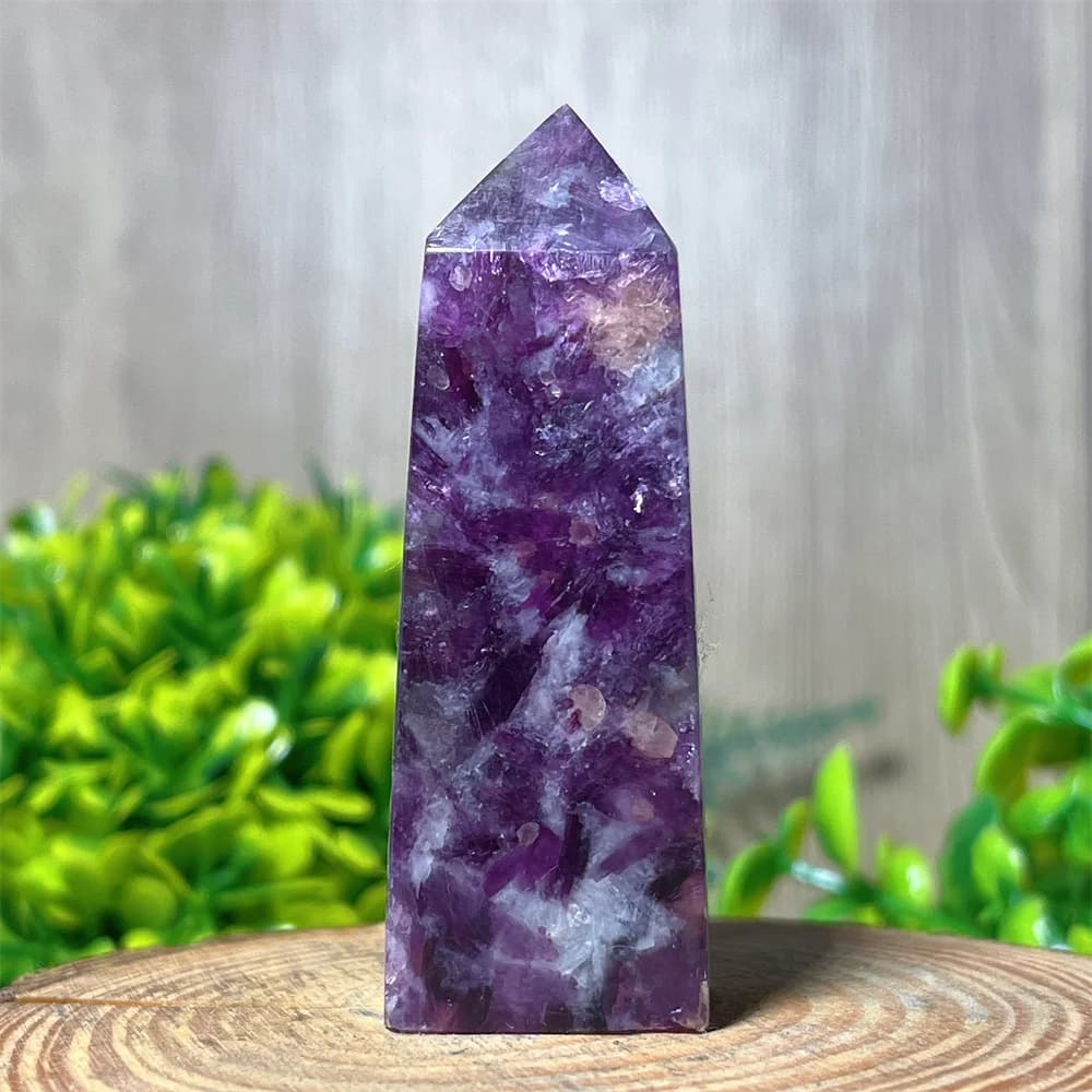Phosphosiderite Tower Point Wand Crystal Natural Specimen Stone Quartz Minerals Specimen Geode Energy Home Decoration Reiki
