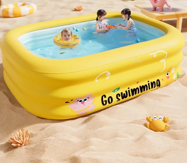 Inflatable swimming pool Children's large family household baby swimming bucket Small courtyard paddling pool