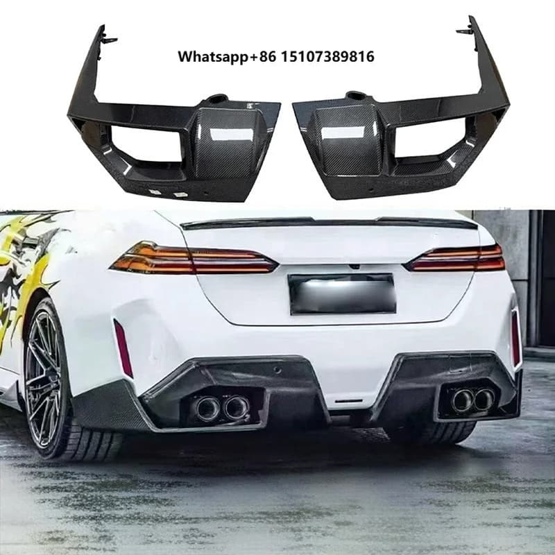 New Item MP Style Carbon Fiber Bumper Parts Rear Lip Diffuser Body Kit for M5 G90