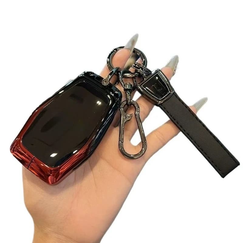 Zinc Alloy Car Key Case Cover Bag Shell Protector Fob Holder for GAC Toyota BZ7 Bozhi 7 2026 Accessories Keychain