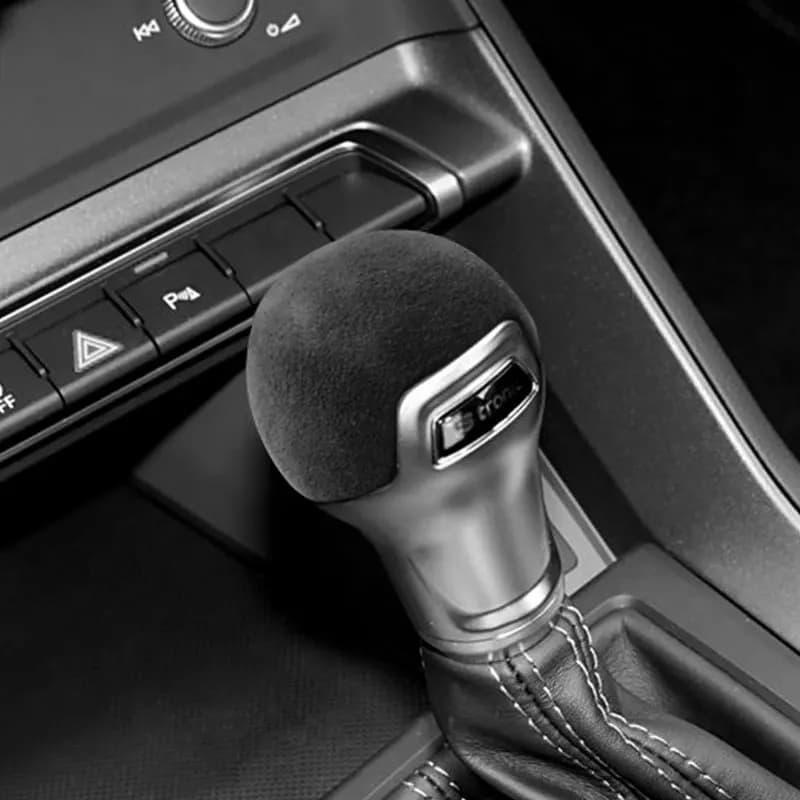 For Audi D4 A8 (2011-2017) Gear Shift Knob Shifter Boot Cover Trim Sticker Made of Alcantara Car lnterior Tuning Accessories
