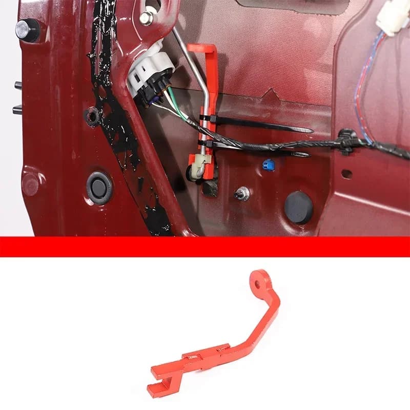 Aluminum Alloy Red Car Tailgate Emergency Switch Bracket for Toyota FJ Cruiser 2007-2021 Interior Modification Accessories