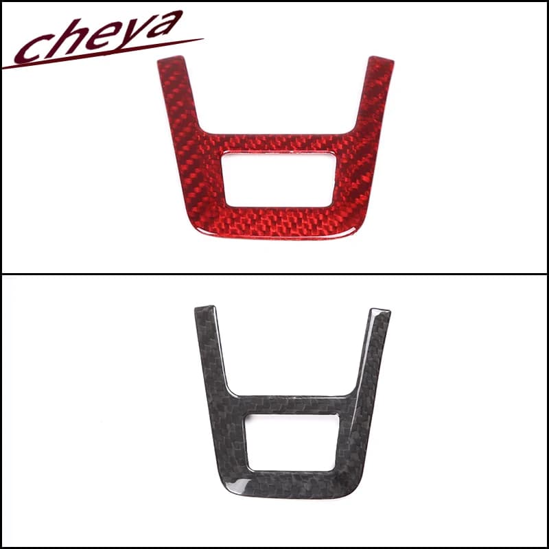 For Ferrari F12 Berlinetta 2012-2017 Real carbon fiber Car P-shift switch decorative frame Interior accessories