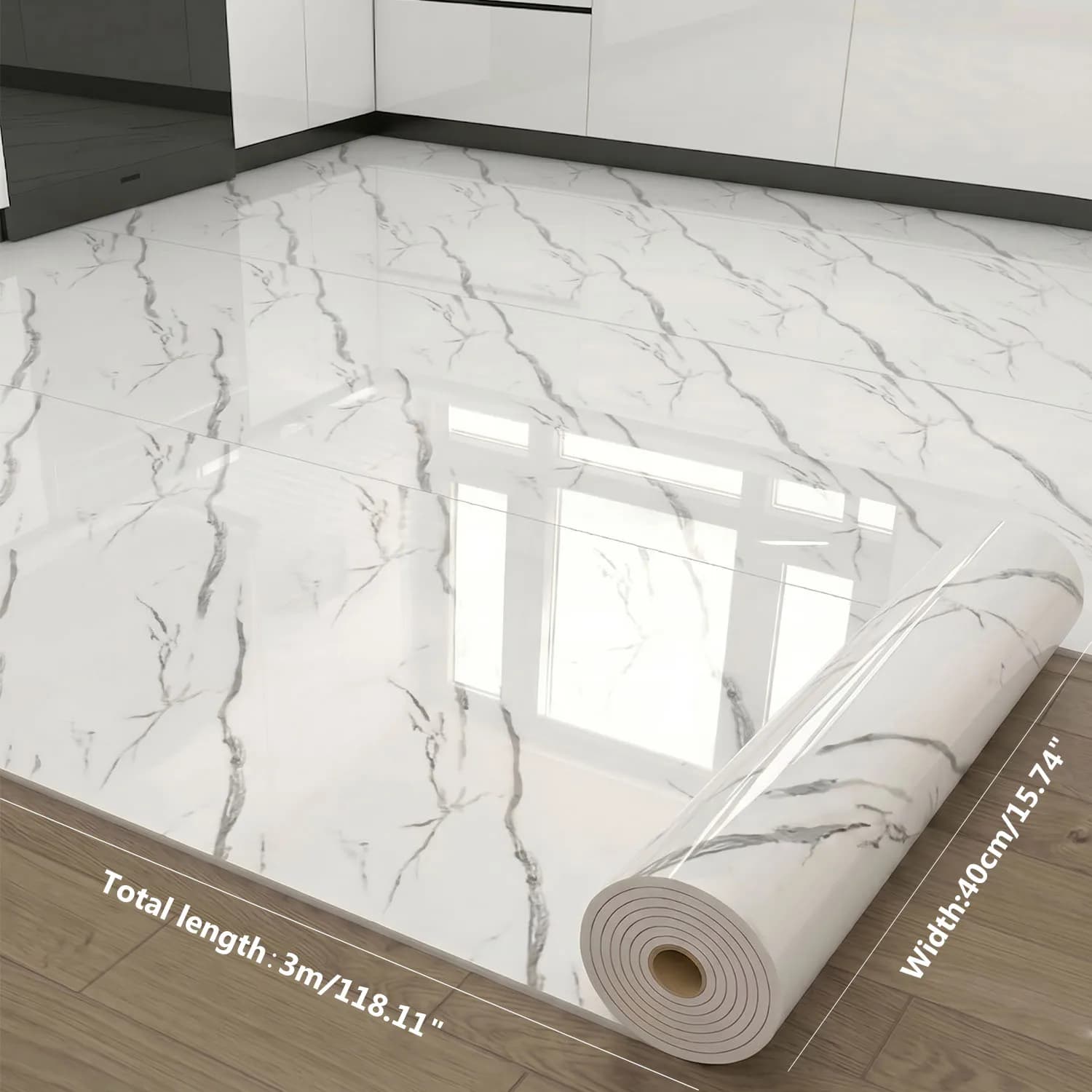 3m Waterproof Marble IXPE Wall Decor Self Adhesive Removable Peel and Stick Wallpaper for Home Room