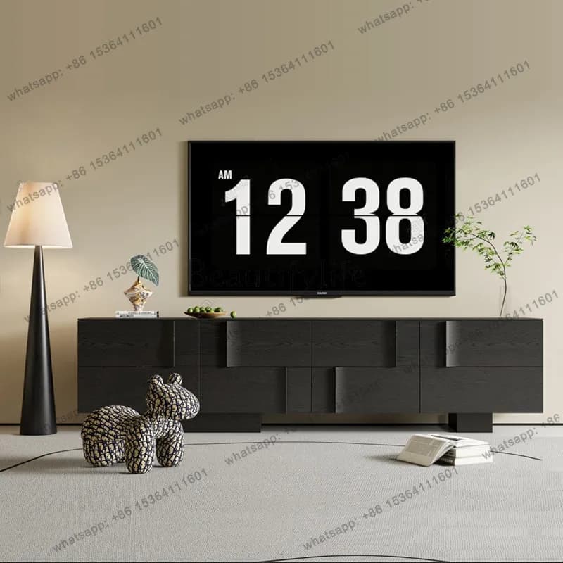 LD Minimalist Retro Tv Stands Living Room Cabinets Modern Luxury Display Tv Table Designer Aesthetic Archivadores Trendy