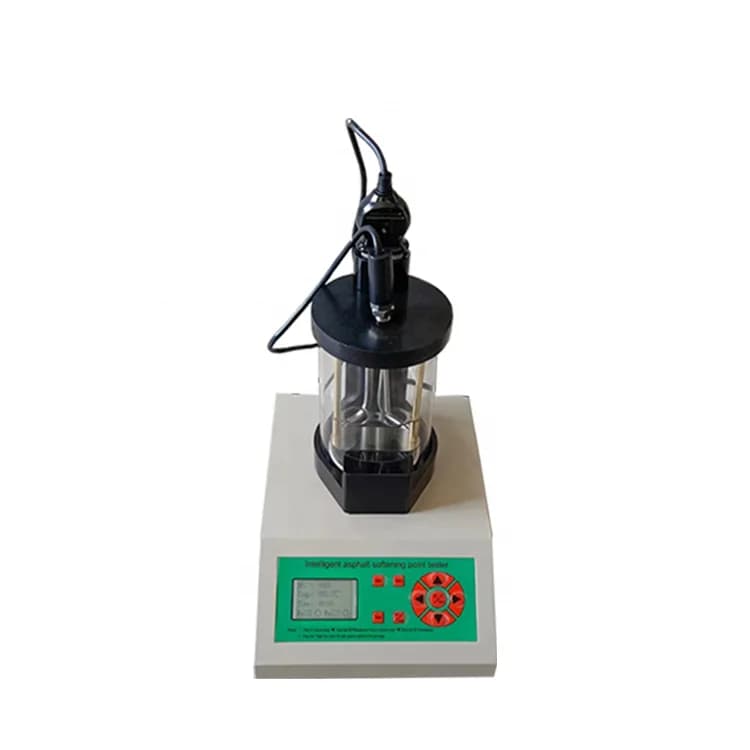 Intelligence Softening Point Bitumen & Asphalt Ring Ball Tester with 1 Year Warranty High Accuracy 0.01 Wooden Case Packaging