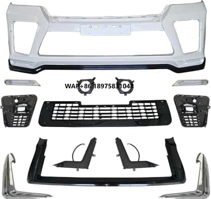 Available for 2012-2021 LAND CRUISER Body Kit Contains Trim Strips, Front and Rear Bumpers, and Grille