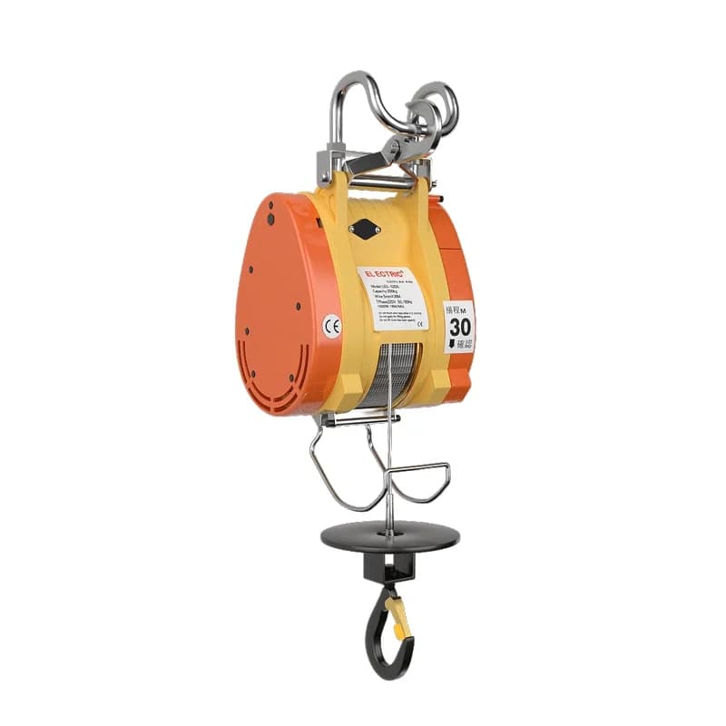 Crane Hoist Portable Suspended Hoist 220v electric Ultra-High Efficiency Miniature Electric Hoist Crane Cable Winch 360KG/500KG