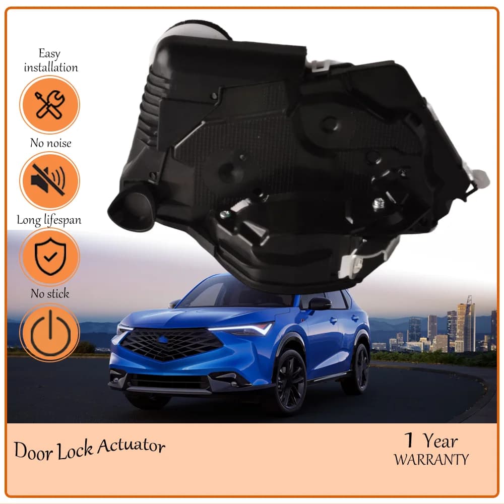 6-Pin Front Right Power Door Lock Actuator, suits 2012-2025 Honda & Acura Models, No VAI Cable, oem 72110-T0A-A01,72110-THA-H01