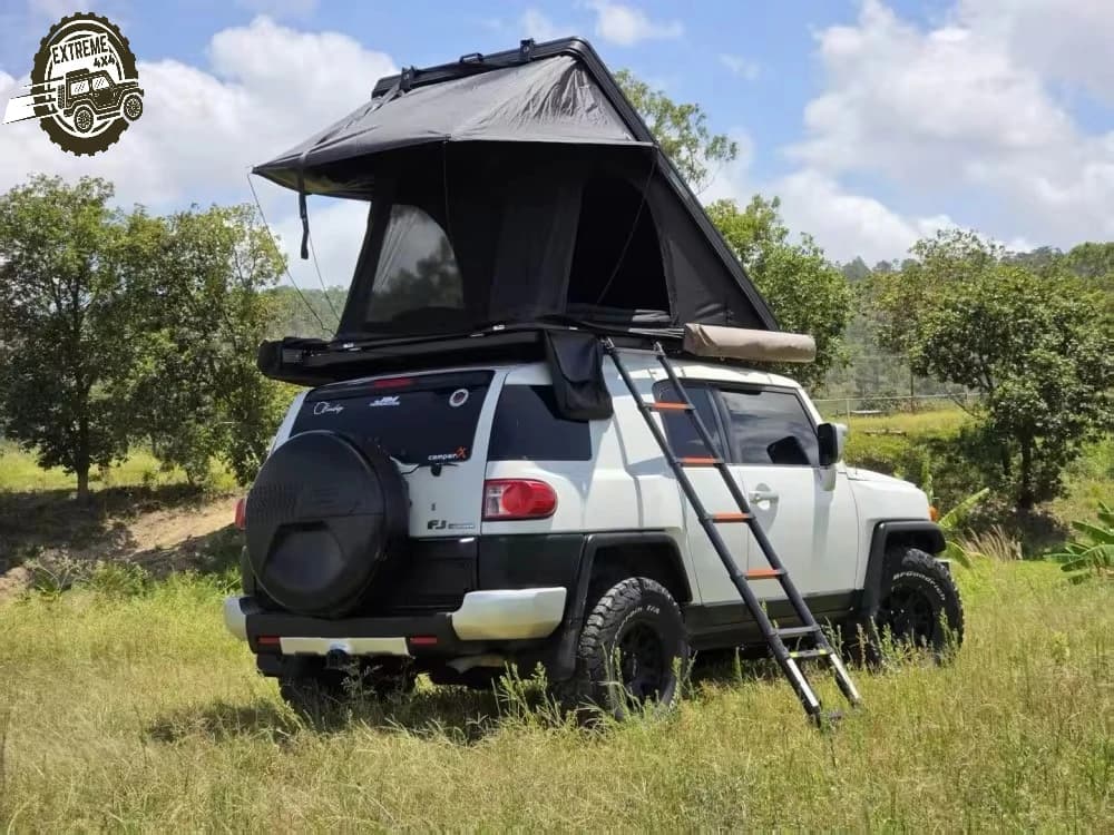 Factory Price Hard Shell Car Roof Top Tent Automatic 2.1m Z Shaped Big Window Large Aluminum Double XXL RTT Car Rooftop Tent