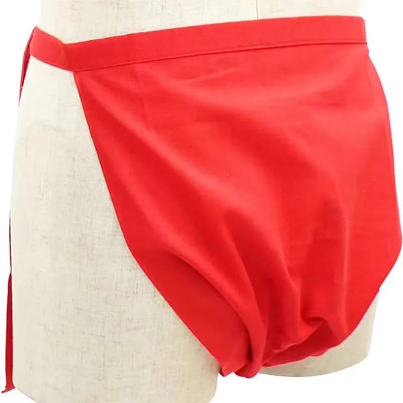 Traditional Japanese Etchu Fundoshi 100% Cotton Men's Loincloth Underwear, Comfortable Breathable T Style Design