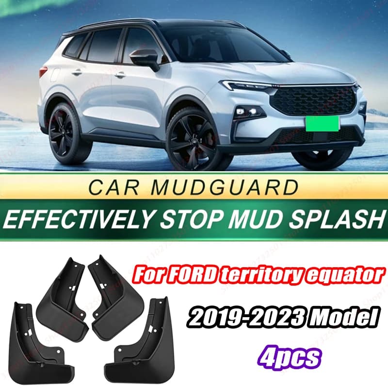 For FORD territory equator 2019-2023 Model 4PCS Front Rear Mud Flaps Splash Guards Fender Mudguards Auto Accessories