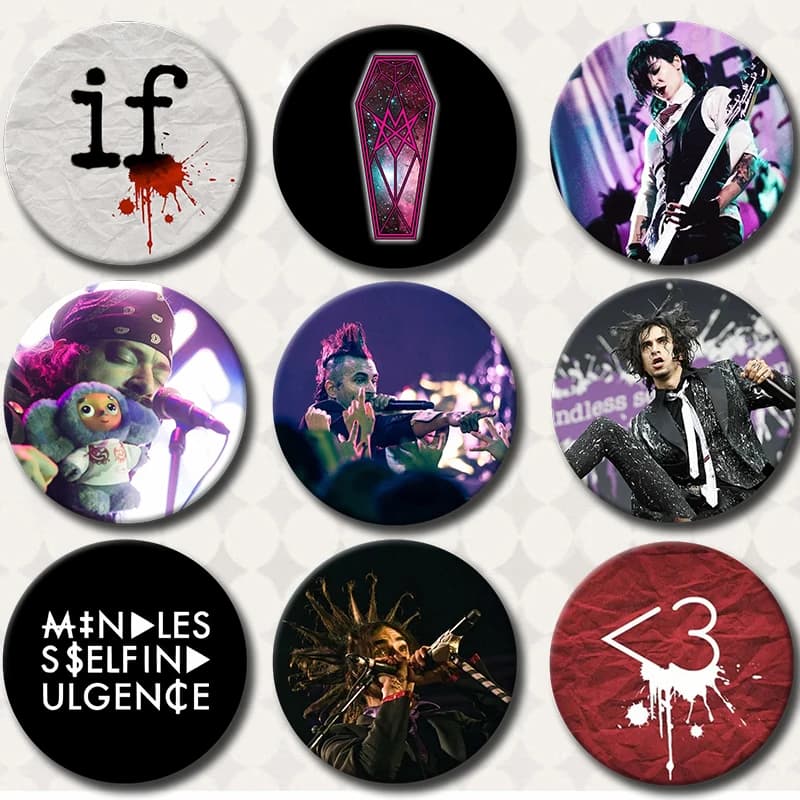FRANKENSTEIN GIRLS Album Cover Soft Button Pin Rock Band Mindless Self Indulgence Brooch Jamie Hewlett Cartoon Badge Fans Gifts