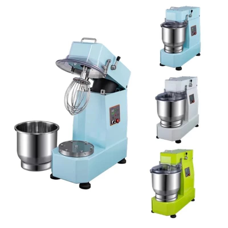 New Commercial Home Automatic Electric 10/20kg Spiral Flour Bread Cake Dough Kneader Mixer Machine Bakery Kitchen Wheat In-Smart