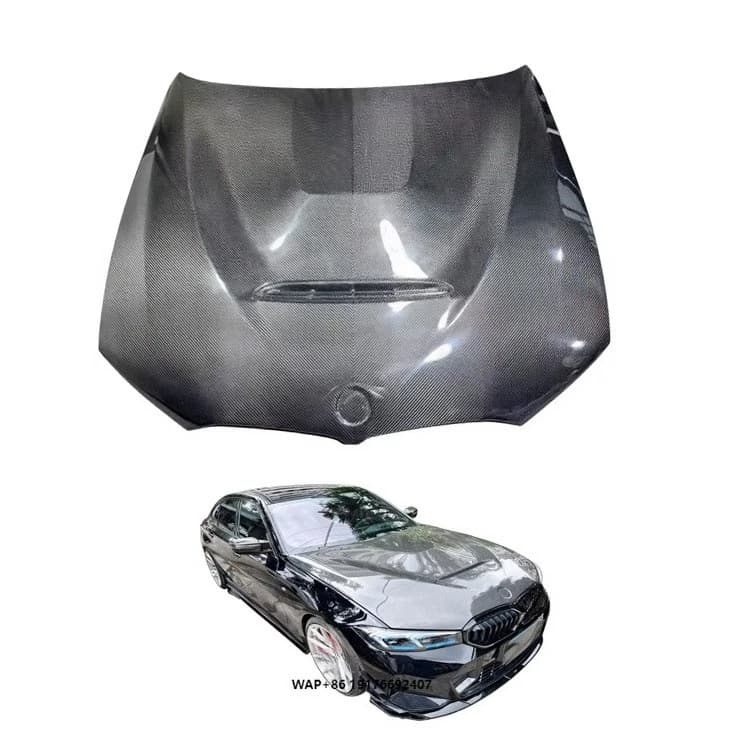 Factory Sales Front Engine Valve Cover Auto Parts Performance Kit GTS Dry Carbon Fiber Hood for 3 Series G20 G28 2019-2025