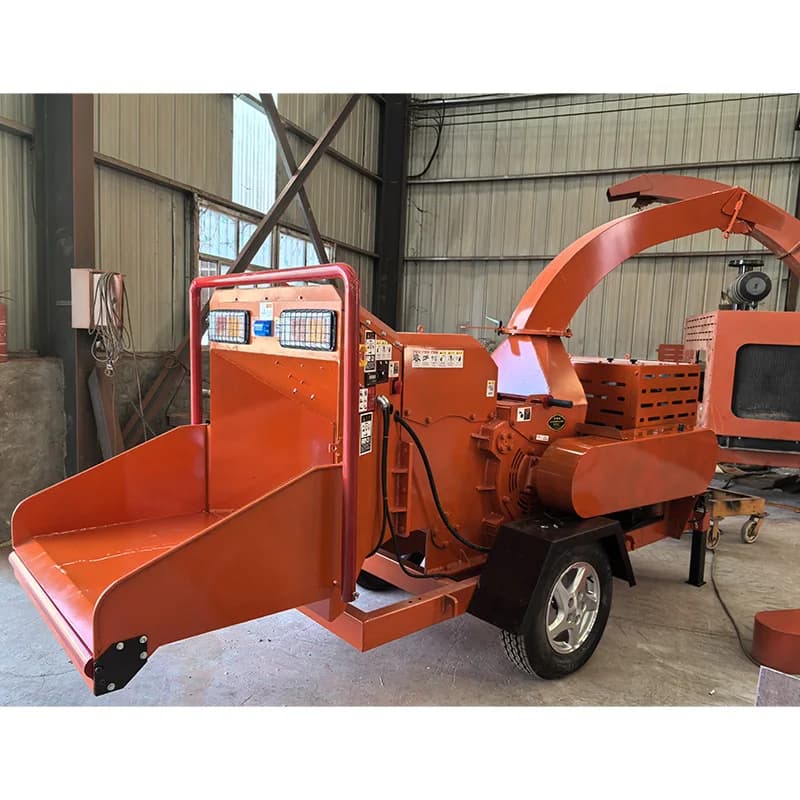 Commercial 8 Inch Wood Chipper Shredder Diesel Powered for Forestry Home & Farm Use New Condition Available