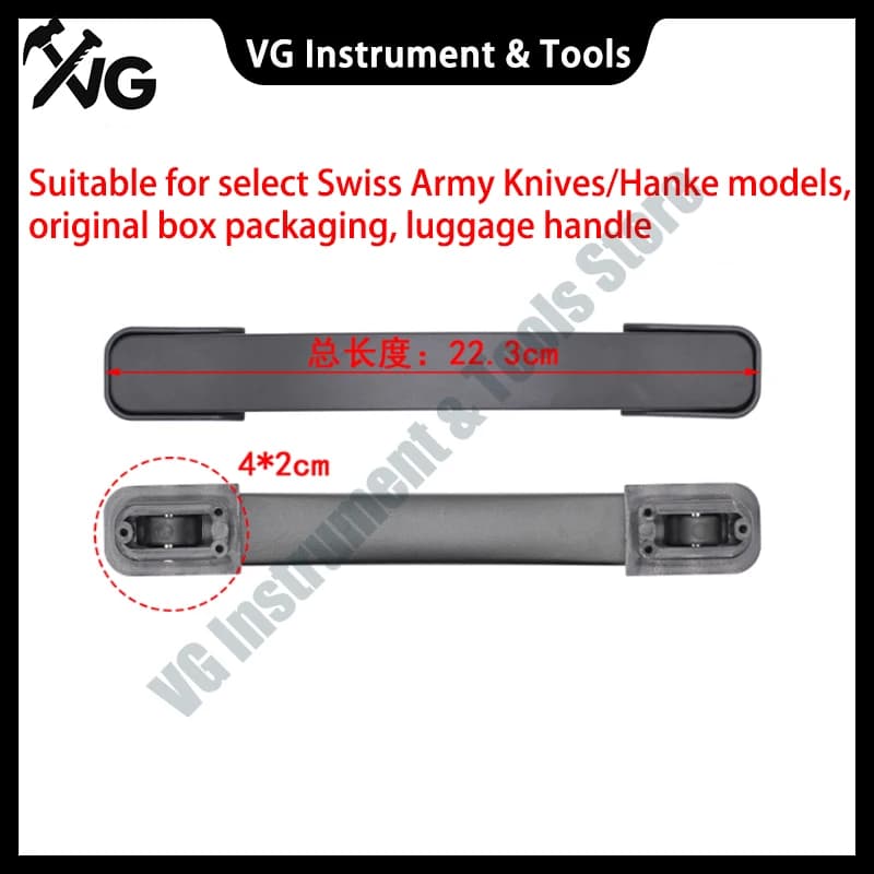 Suitable for Swiss Army Knife Luggage Handle, HANKE Luggage Handle Repair, Pull Handle Replacement, 3-hole accessory 036B