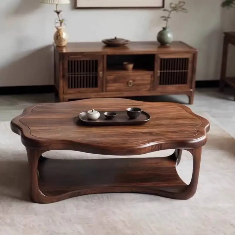 Living Room Coffee Table Decoration European Wood Floor Luxury Modern Coffee Table Center Nordic Muebles Para Hogar Furniture