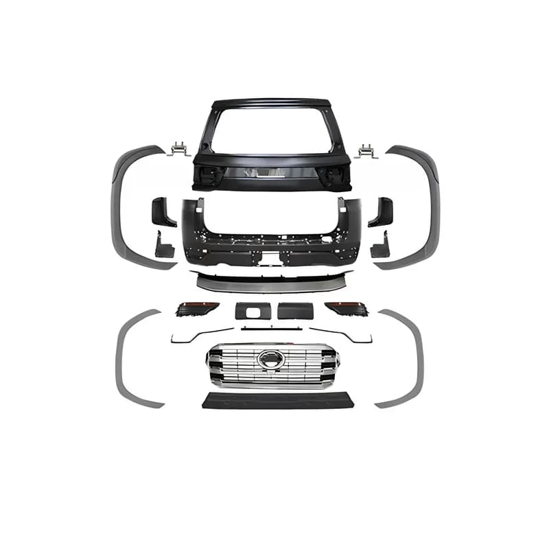Car Accessories Full Replacement Tuning Body Kit Front Rear Bumpers Rear Gate