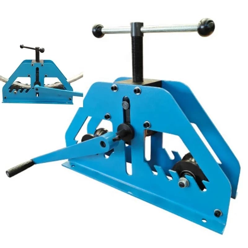 TR-60 Metal Stainless Steel/Aluminum Alloy/Aluminum Roll Tube Bender, Manual with Pump