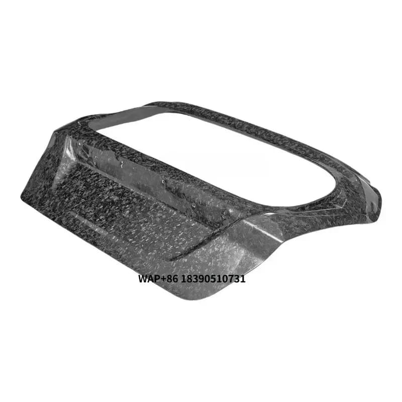 Forged Style Modified Carbon Fiber Rear Trunk Lid Boot for Fiesta 2016+ New Condition Hood