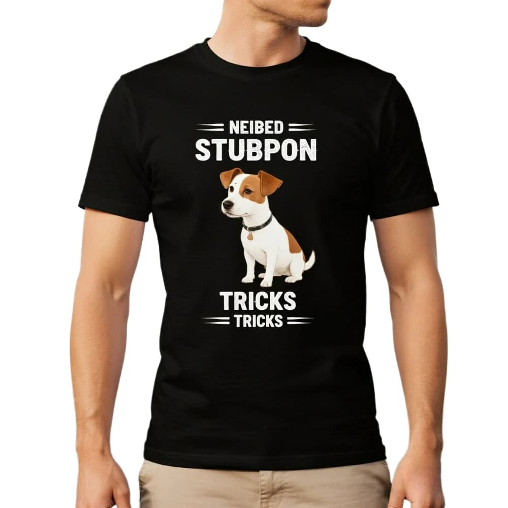 Unique Design Funny Stubborn Jack Russell Terrier Tricks T-Shirt. Summer Cotton O-Neck Short Sleeve Mens T Shirt New S-3XL