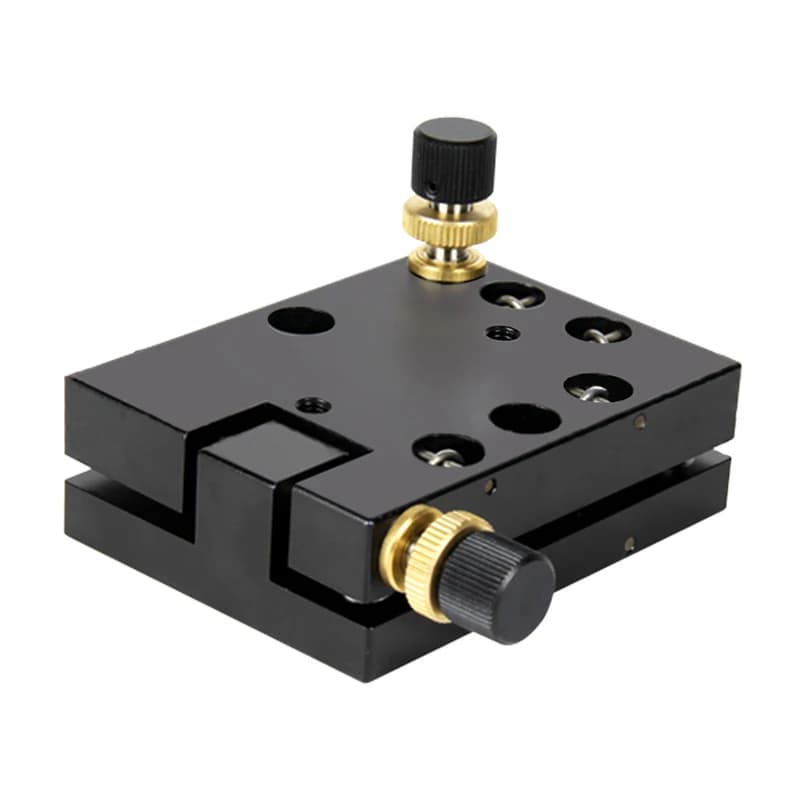 PT-QX07 Manual Dual Axis Tilt Stage with Pitch and Horizontal Rotation 1-Year Warranty