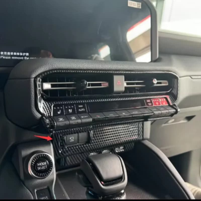 For Toyota Land Cruiser Prado LC250 2024 -2025 1958  First Edition Cigarette Lighter Panel Decoration Sticker,Interior Accessori