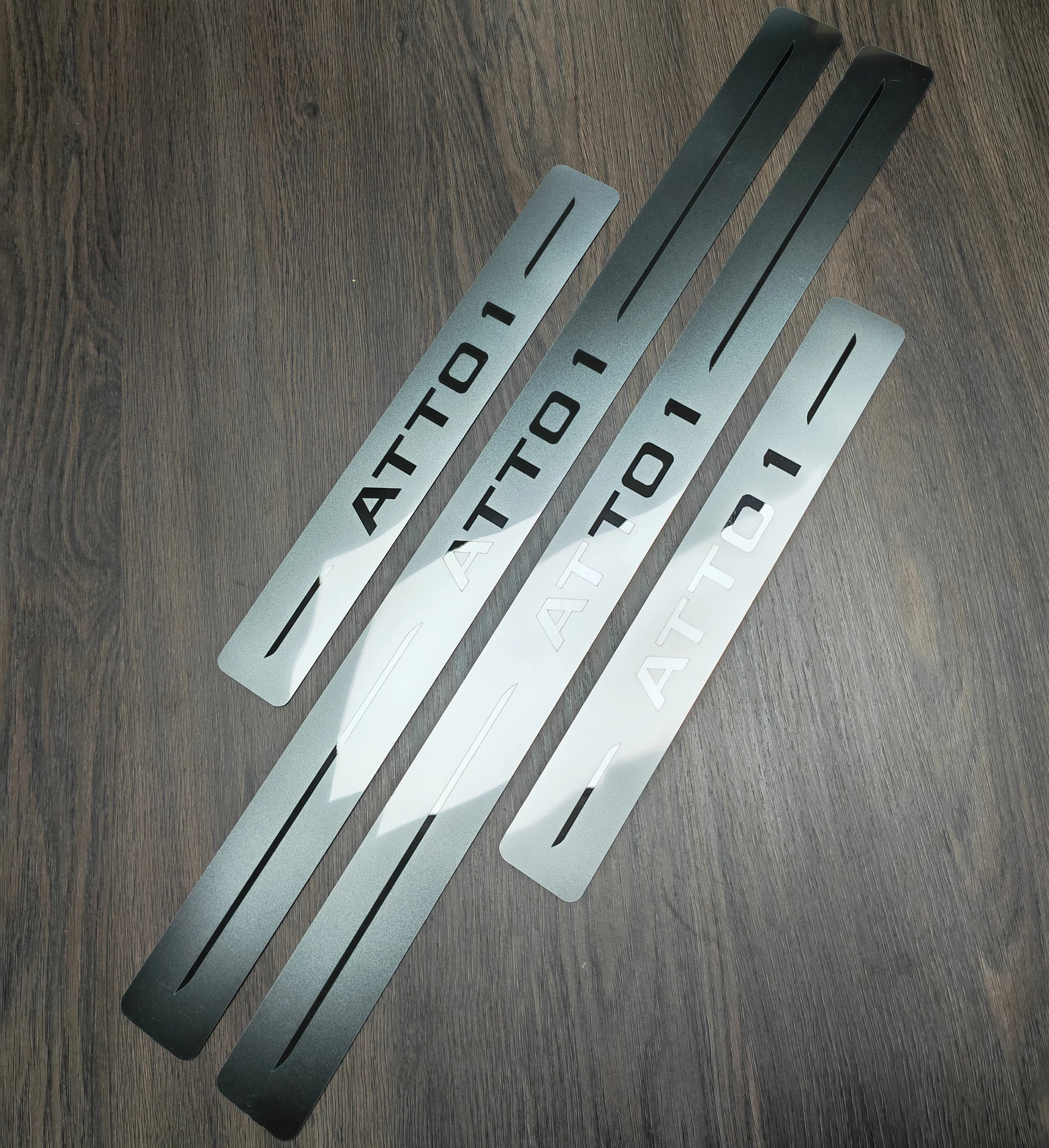 Car Stainless Steel Door Sill Scuff Plate For BYD ATTO1 2025-2026