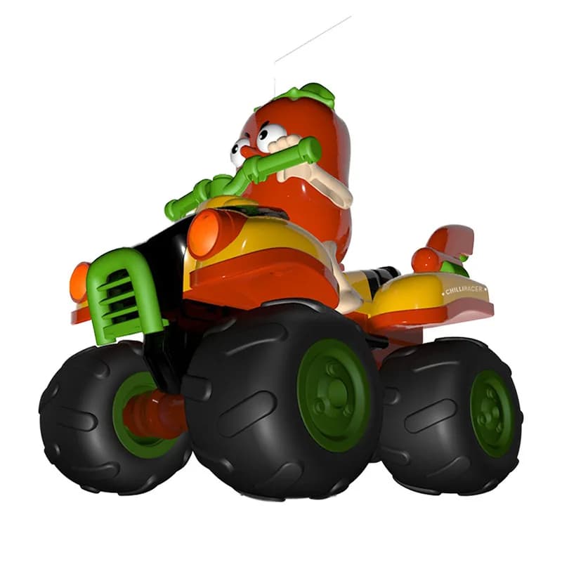 Pepper-shaped car children's toy track new toy car