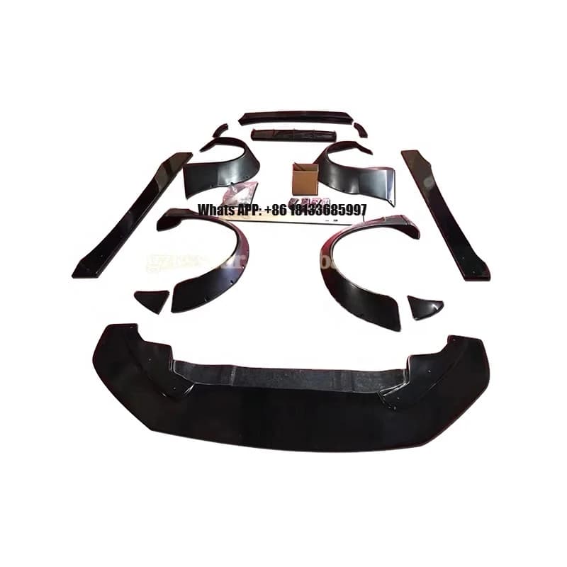 2012-2014 LB Style Fiberglass Car Body Kit for Audi A5 Front Lip Side Skirts Rear Diffuser Lip Spoiler Wheel Eyebrow Two Doors
