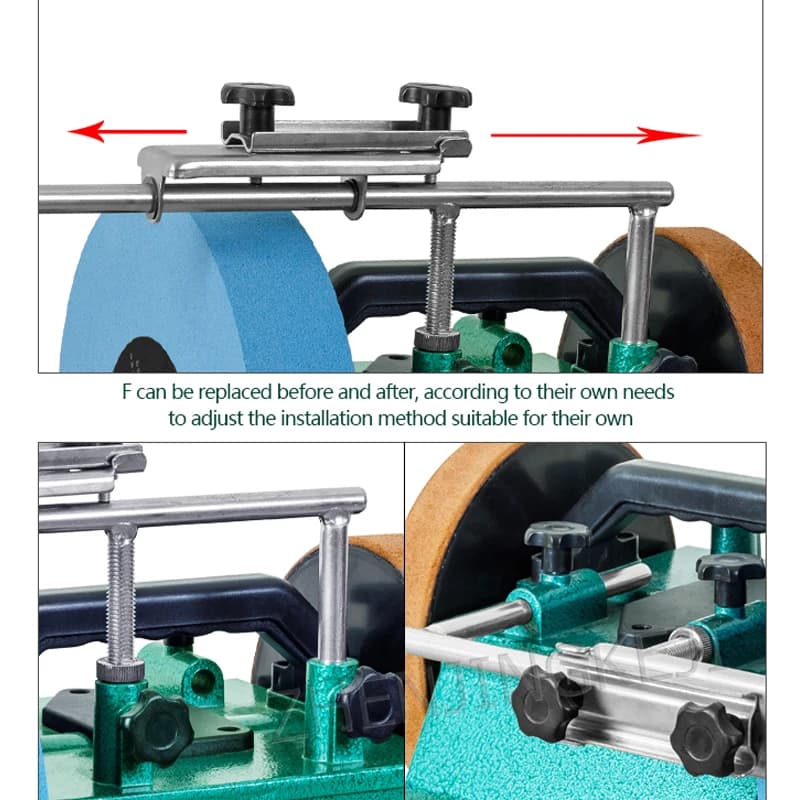 Sharpener Low Speed Grinder Polishing Machine Grinding Machine H8101 Fused Alumina 10 Inch Positive and Negative White